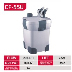 Jebao CF - filtro esterno con UV-C per acuqari - 55U 2