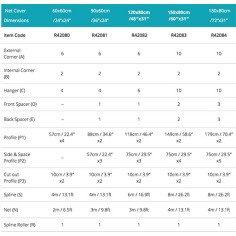 Red Sea DIY Net Cover - rete di copertura per acquari -... 2