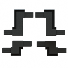 Red Sea DIY Net Cover Cut Outs 15/40mm - kit di raccordi... 2