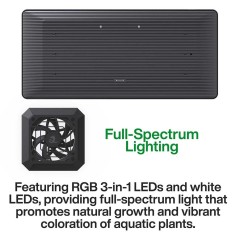 Chihiros WRGB Vivid III - plafoniera 180w con controllo via App per acquari piantumati 2