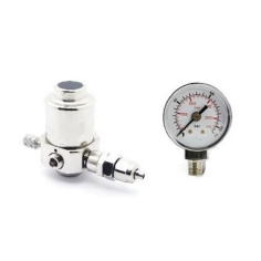 Riduttore di pressione Smart con Manometro di alta pressione - per bombole CO2 usa e getta passo 10x1