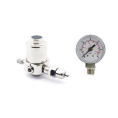 Riduttore di pressione Smart con Manometro di bassa pressione - per bombole CO2 usa e getta passo 10x1