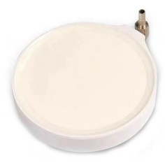 Diffusore d'ossigeno circolare bianco mm132x20h per acquari e laghetti