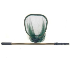 Pond Fishnet cm45x40 - retino per laghetto con manico telescopicoda 100 a 240cm in alluminio