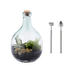 Terrario Bottle Garden 55L cm47x47x69,5h - terrario in bottiglia di vetro con kit di manutenzione