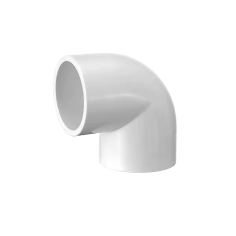 Aquariumline Gomito 90° in PVC bianco ad incollaggio Ø40mm