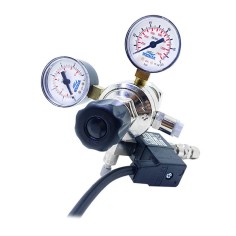 Whimar Optimus Plus - riduttore di pressione con manometri ed elettrovalvola incorporata per bombole CO2 ricaricabili standard 2