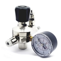 Whimar Primus mod. V101 con manometro di alta pressione - riduttore di pressione per bombole CO2 usa e getta passo 10x1 2