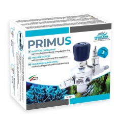 Whimar Primus mod. V101 con manometro di bassa pressione - riduttore di pressione per bombole CO2 usa e getta passo 10x1
