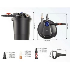 SunSun CPA-10000 - filtro pressurizzato con UV e pulizia... 2