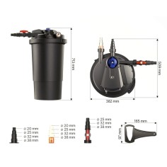 SunSun CPA-15000 - filtro pressurizzato con UV e pulizia... 2