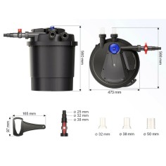 SunSun CPA-20000 - filtro pressurizzato con UV e pulizia... 2