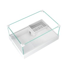 SunSun XGG-500 - tartarughiera in vetro extrachiaro con...