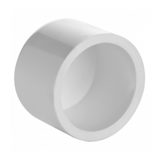 Aquariumline Calotta/Tappo in PVC bianco ad incollaggio...