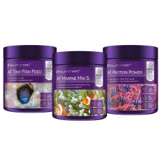 Aquaforest Fish Food set 1 - Tiny Fish Feed + Marine Mix S + Protein Power