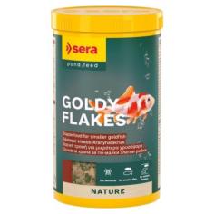 Sera Nature Goldy Flakes - Mangime Naturale per Pesci d' Acqua Fredda
