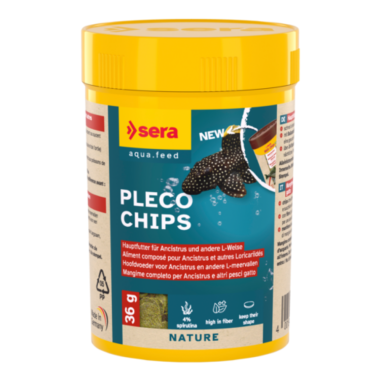 Sera Nature Pleco Chips - mangime per Ancistrus e Loricaridi