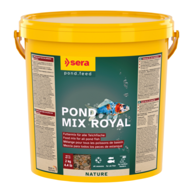Sera Pond Mix Royal 10L/2kg - Miscela di Mangimi per Pesci da Laghetto