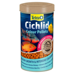 Tetra Cichlid Colour Pellets 500ml/165gr - Alimento completo per tutti i ciclidi