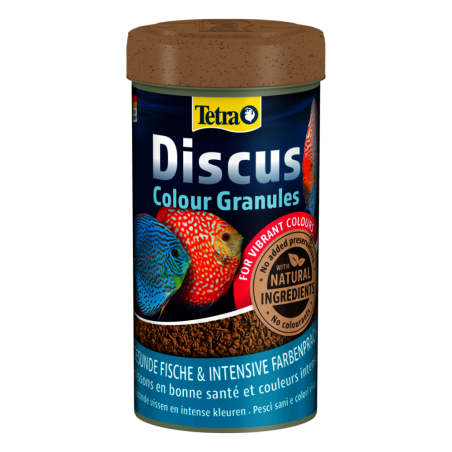 Tetra Discus Colour Granules 250ml - per la crescita dei discus rossi