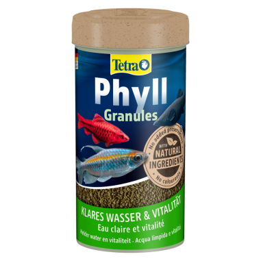 Tetra Phyll Granules 250ml - Mangime in granuli per tutti i pesci ornamentali con dieta vegetariana