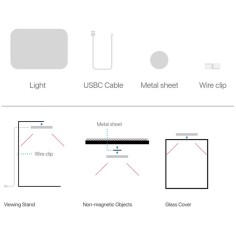 Micmol MAGNETIC LIGHT - LED Smart per Nano Acquari e Terrari 2