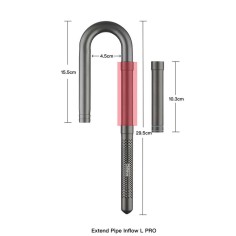 Chihiros Extend Pipe Inflow L PRO - estensione per kit di... 2