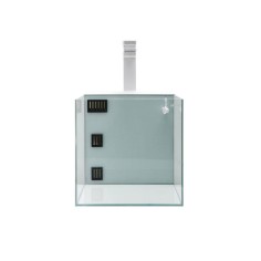 Aqpet Kubic 30 Rear Bianco - vasca in vetro extrachiaro...