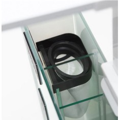 Aqpet Aqua 60 Rear Bianco - vasca in vetro extrachiaro... 2