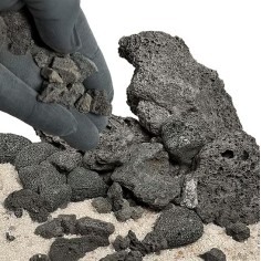 Wio Dark Lava Chip Accent 500g - frammenti di roccia... 2