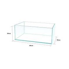 Aquariumline Shallow Tank cm60x30x20h – Acquario... 2