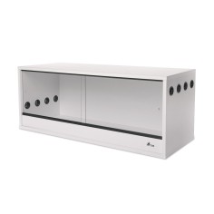 Diversa terrario in legno bianco 100x40x40h - con...