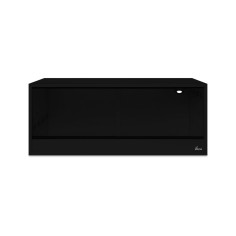 Diversa terrario in legno nero 100x40x40h - con sportelli... 2