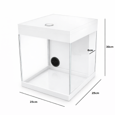 AquariumLine Cube Complete 25 Bianco - acquario cubico... 2