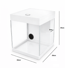 AquariumLine Cube Complete 30 Bianco - acquario cubico... 2
