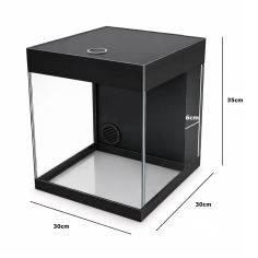 AquariumLine Cube Complete 30 Nero - acquario cubico... 2