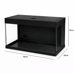 AquariumLine Tank Complete 40 Nero - acquario cm40x25x32h... 2