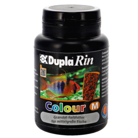 DuplaRin Colour M 80gr - mangime in granuli per pesci di taglia media d' acqua dolce e marina