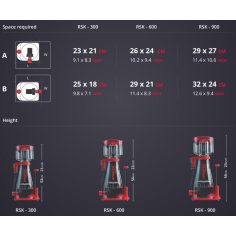 Red Sea Reefer Skimmer AC 300 con pompa PSK 600 -... 2