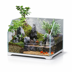 SunSun HSJ-600 cm60,6x45,6x43,8h - paludario con sistema...