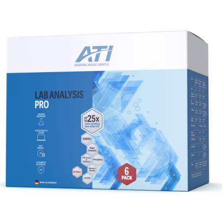 ATI ICP Lab Analysis Pro Pack 6x - Test di Laboratorio per Acqua Marina e di Osmosi