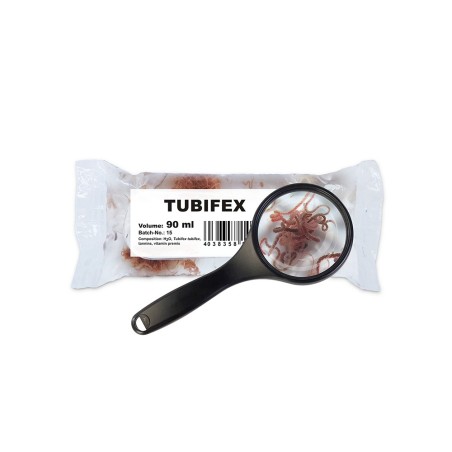 Cibo Vivo Tubifex confezione da 90ml - tubifex vivi