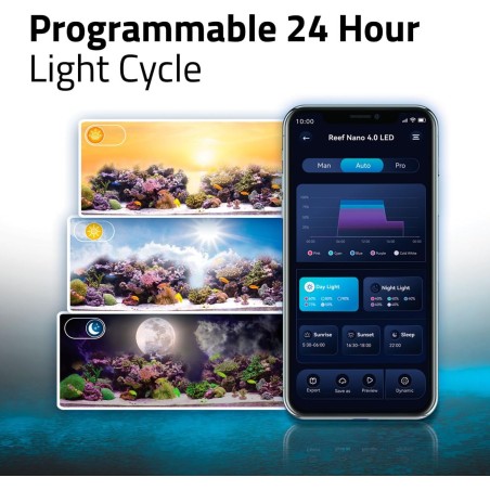 Askoll Fluval Fluval Nano Reef 4.0 LED 25W – Plafoniera LED per nano acquari marini