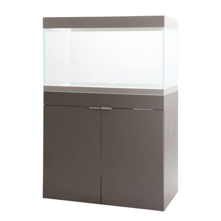 Aqpet Riverium Plus 90x50x55h 240L colore Nero - Acquario Completo con Mobile, LED RGB e Filtro Esterno